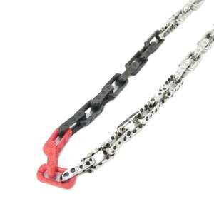 LOUIS VUITTON Black Monogram Necklace